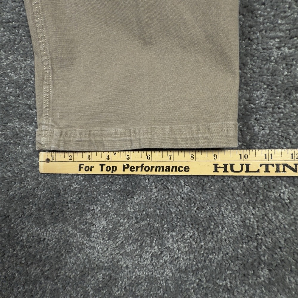 Duluth Trading Co Pants Mens 45x31 Flex Fire Hose Relaxed Fit Work Tan - Picture 10 of 10